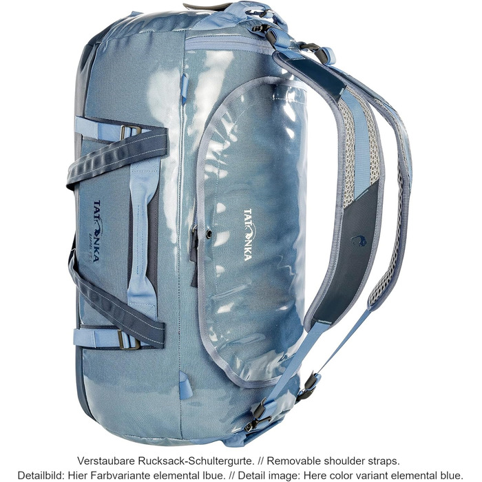 Сумка-рюкзак Tatonka Barrel 65 л, чорна, водонепроникна, з замком