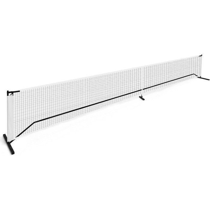 Мережа для тенісу, піклболу, волейболу та бадмінтону COSTWAY 670x92 см, з металевим каркасом та сумкою, для дітей та дорослих, для використання на вулиці, вологостійка
