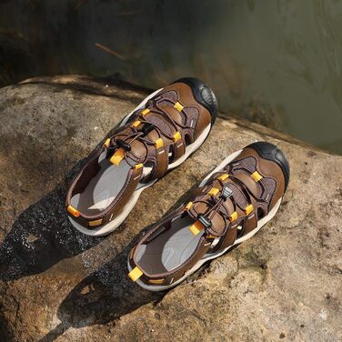 Чоловічі сандалі AX BOXING для трекінгу та спорту, коричневі, розмір 44 EU