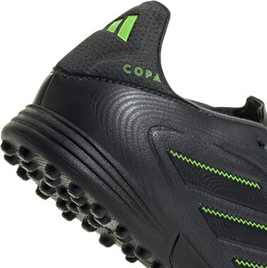 Дитячі футбольні бутси Adidas Copa Pure III League Turf для штучного покриття (28 EU, чорний/сірий/лимонний)
