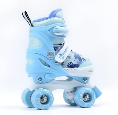 Роликові ковзани MADIVO Love Kinder для дівчаток, регульовані, 30-33, блакитні