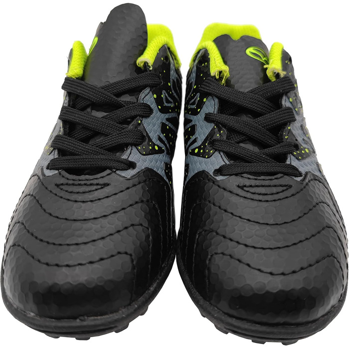 Дитячі футбольні бутси для тренувань на твердих поверхнях. Легкі футбольні кросівки для хлопчиків та дівчаток, розмір 30-40 (40 EU), чорний колір