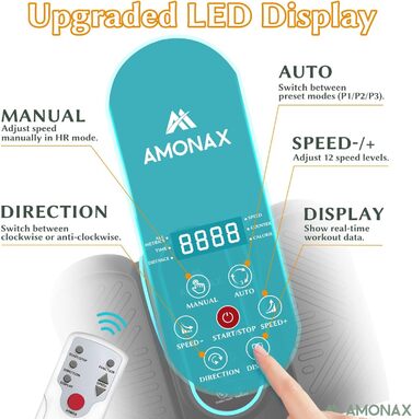 Електричний еліптичний тренажер Amonax, міні крос-тренажер для дому, сидячий велотренажер для літніх людей, кардіо тренажер під стіл, чорний Pro