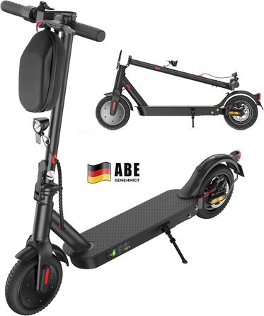 Електросамокат для доріг з ABE, потужність 350W, вага до 120 кг, запас ходу 30 км, LED-освітлення, швидкість 20 км/год, 8,5