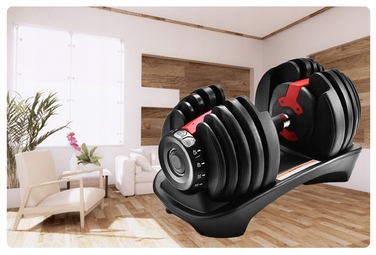 Регульовані гумовані гантелі Eiflex 1 x 24 кг