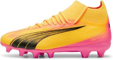 Дитячі футбольні бутси PUMA Ultra Pro FG/AG Jr для гри на траві та штучному покритті, 35 EU, Sun Stream (чорний, помаранчевий, рожевий)