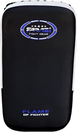 Подушки для ударів Farabi Sports Curved Kick Pads, сині - для кікбоксингу, ММА, Муай Тай, тренувань та кікбоксингу