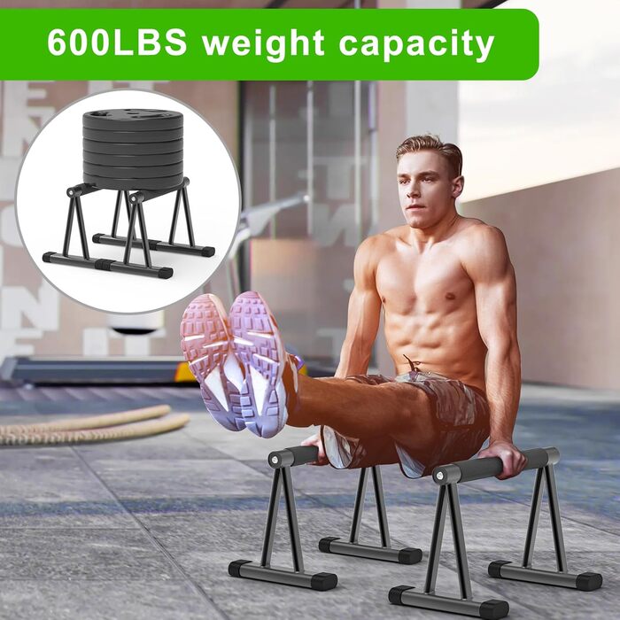 Віджимальні ручки Dolibest для калістеніки, фітнесу та йоги. Паралелетки для віджимань, стійка для перекидання, ручки для віджимань з дерева, 2 шт., середній розмір, для дому та спортзалу