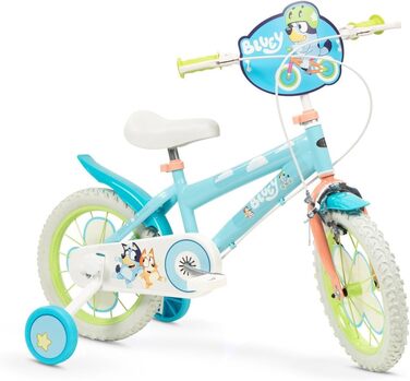 Дитячий велосипед TOIMSA Bluey 14 дюймів, унісекс, для дітей 4-6 років, різнокольоровий