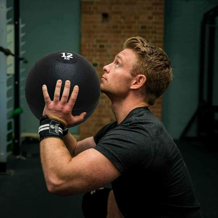 Слембол Maxstrength для кросфіту, MMA, фітнесу, важкої атлетики, медичний м'яч 8/10/12 кг, без відскоку