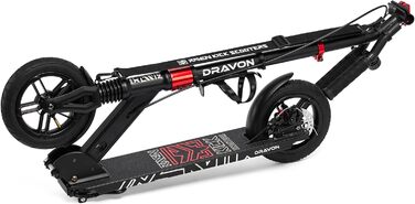 Скутер Raven Snug AIR з повітряними колесами, дзвіночком та тримачем для пляшки (200 мм, Dravon)