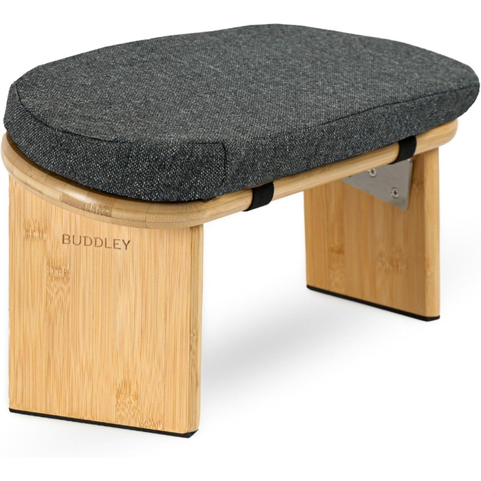 Складаний пуф для медитації Buddley з подушкою, ергономний стільчик для йоги та медитації