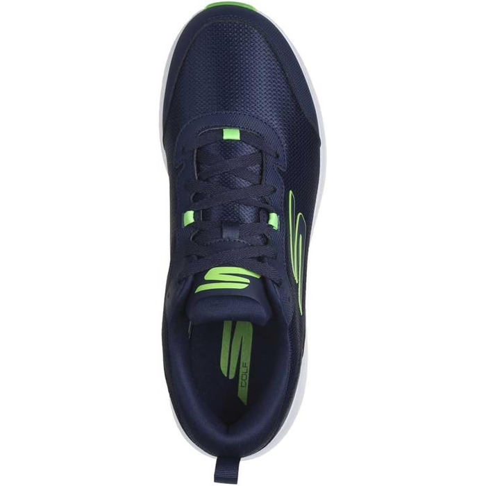 Чоловічі гольф-туфлі Skechers Max Fairway 4 без шипів, 42.5 EU, темно-синій/лаймовий