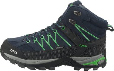 Чоловічі трекінгові черевики CMP Rigel Mid Wp, розмір 43 EU, Blue Gecko
