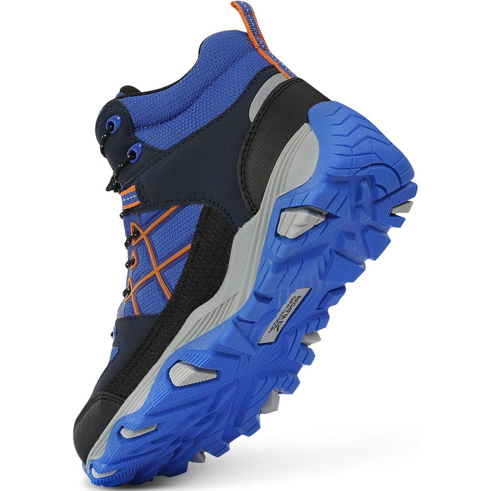 Дитячі черевики Regatta Samaris III для ходьби та походів, 32 EU, Оксфорд, Синій/Помаранчевий