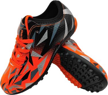 Дитячі футбольні бутси Kinder для газону, шнурівка, Outdoor, тренування, 30-40 (32 EU, помаранчевий)