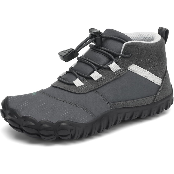 Дитячі шкарпетки-спортивні (Barfußschuhe) Saguaro для трекінгу та хайкінгу, легкі, м'які, дихаючі, антиковзкі, розмір 24-36 (34 EU), сірі