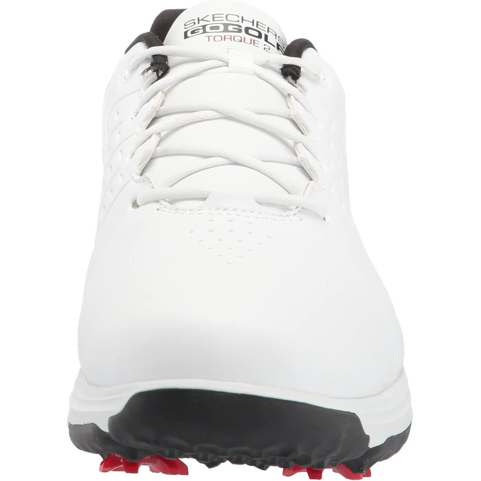 Чоловічі гольф-туфлі Skechers Torque водонепроникні, 44 EU, широка колодка, білий/чорний колір