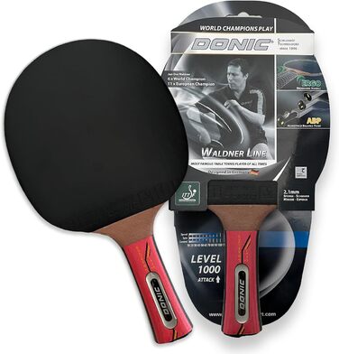 Ракетка для настільного тенісу Donic-Schildkröt Waldner 1000, ABP-ручка, 2,1 мм губка, ITTF накладка, Easy Slick