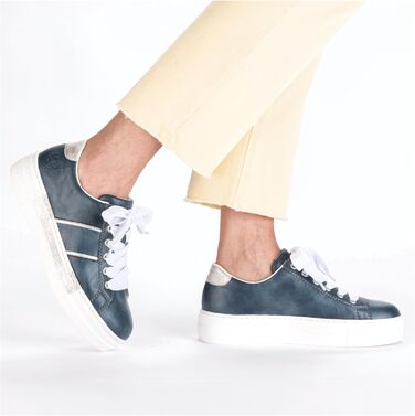 Кросівки жіночі Rieker N4902 сині (36 EU) - зручне взуття для міста