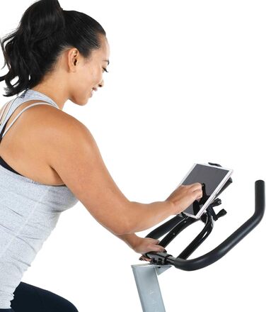 Велотренажер Exerpeutic з Bluetooth, сумісний з додатком MyCloudFitness, для домашніх тренувань