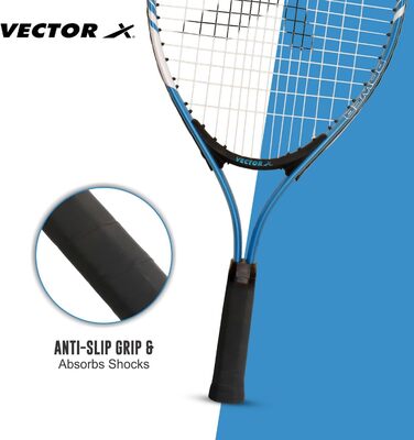 Тенісна ракетка Vector X VXT-520 з струнами, 58,4 см, чохол 3/4