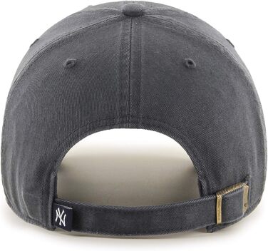 Кепка New Era 47 Yankees Charcoal/White - Офіційна кепка бейсболка MLB New York Yankees