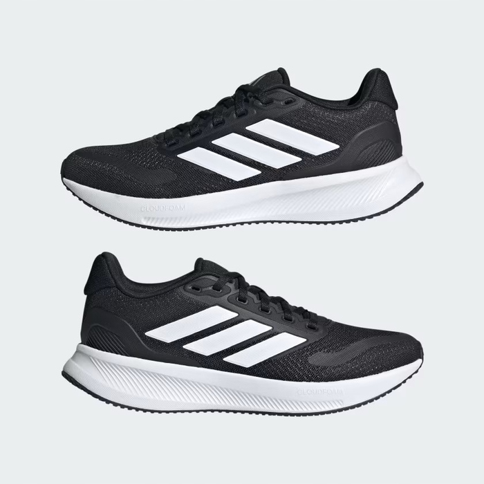Жіночі кросівки для бігу adidas Runfalcon 5 W, чорно-білі (IE8589), розмір 36 2/3