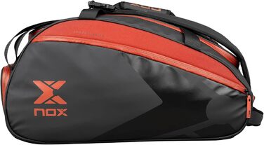 Сумка для паделу Nox Luxury Open Series, чорна з червоним