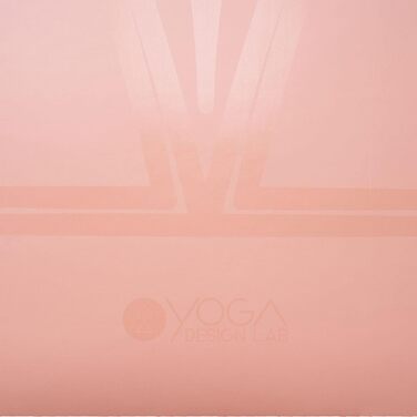 Еко-йога-мат Yoga Design Lab Infinity Diamond Align Coral 5 мм, антиковзкий, з ременем для перенесення