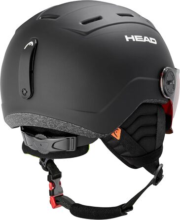 Гірськолижний шолом HEAD Mojo/Maja для підлітків, унісекс, розмір XS-S, чорний