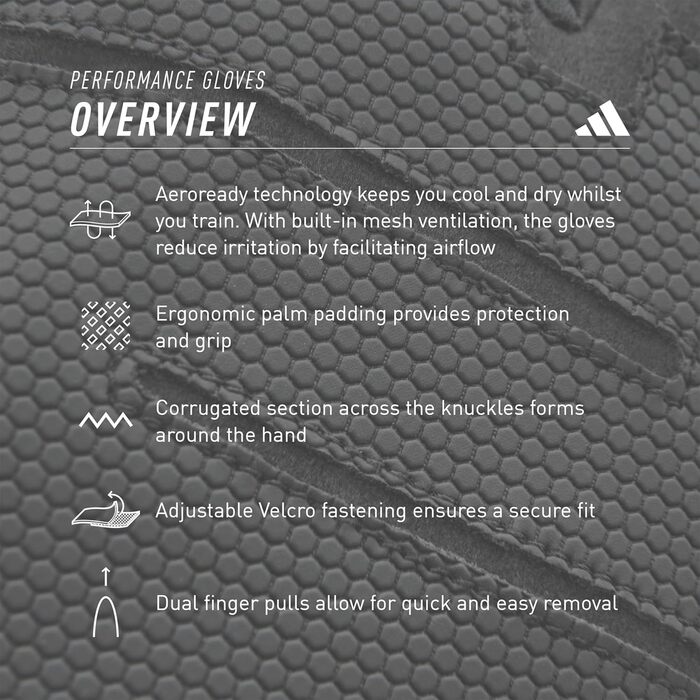 Рукавички для тренувань adidas Performance, спортивні