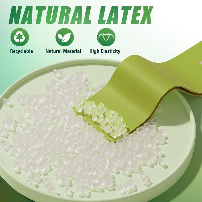 Набір еластичних стрічок WHATAFIT для фітнесу, силових тренувань та реабілітації. 16 рівнів опору, з дверним кріпленням, ручками та сумкою. Для чоловіків та жінок.