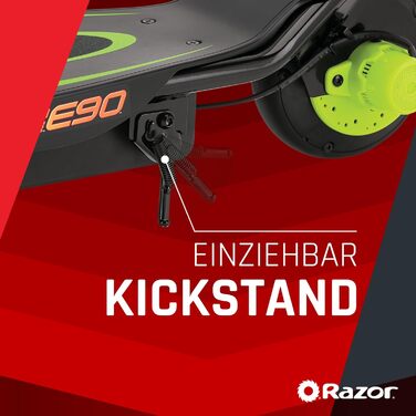 Електросамокат Razor E90 Power, чорний, для дітей