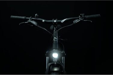 LED-фара для велосипеда FISCHER 70 LUX з функцією габаритного світла та автоматичним датчиком сутінків, динамо-генератор