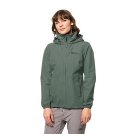 Жіноча вітрівка Jack Wolfskin Stormy Point 2l Jkt W, колір hedge green, розмір XS