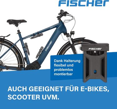 Замок Fischer складний з кріпленням, 110 см, 2 ключі