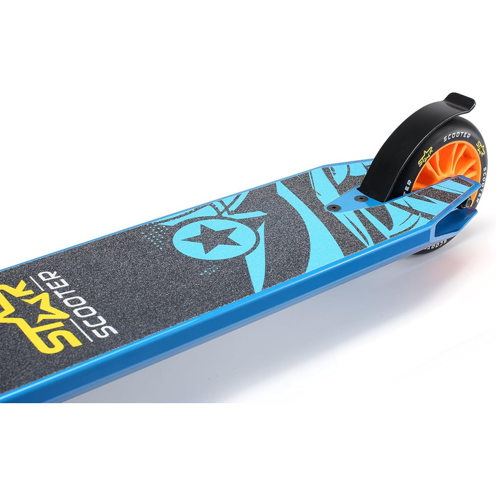 Трюковий самокат STAR SCOOTER Pro Sport 110 мм, алюмінієвий, для дітей від 5 років, зелений, HIC-компресія, для початківців і досвідчених