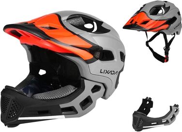 Lixada дитячий інтегральний шолом 50–56 см, знімний захист для MTB, скейтборду, самоката, роликів, велосипеда