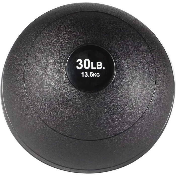 Слэмбол BODY-SOLID 13,6 кг (30 lbs) для фітнесу, кросфіту, гумовий м'яч для силових тренувань