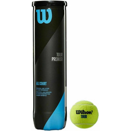 Тенісні м'ячі Wilson Tour Premier для всіх типів покриття, 4 шт.