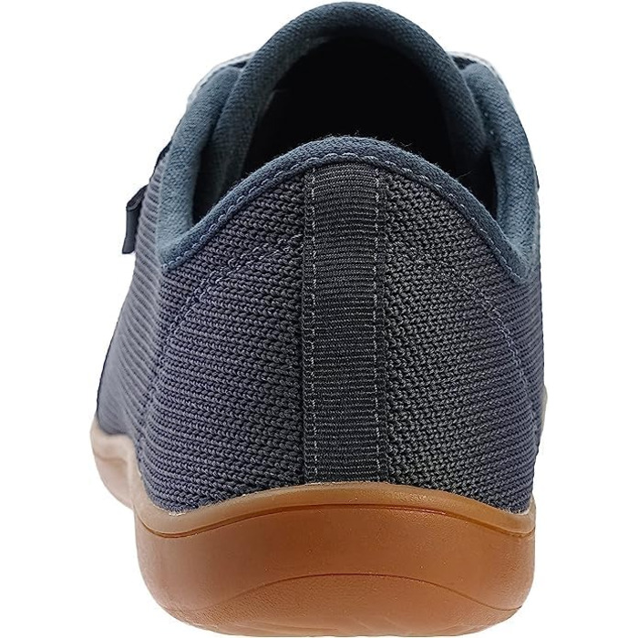 WHITIN Унісекс Шкарпетки-туфлі з широким носком | Мінімалістичні шкарпетки-туфлі з підошвою Zero-Drop (38 EU, Сірий гумовий)