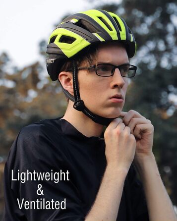 Велосипедний шолом FUNWICT для чоловіків і жінок з LED-ліхтарем, магнітним візором і знімним внутрішнім підкладом