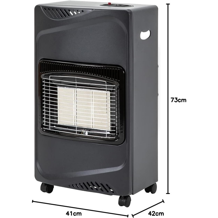 Газовий нагрівач Heidenfeld Inferno GH100 - 4200 Вт - для приміщень - газовий нагрівач, газовий опалювач, газовий котел