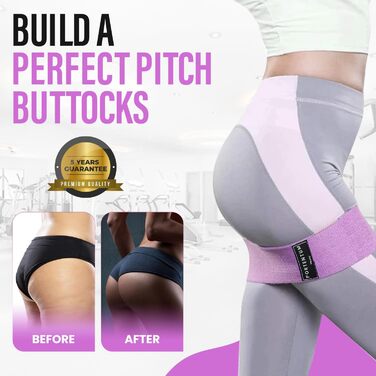 Еластичні гумки для фітнесу Portentum Resistance Bands: набір для йоги та силових тренувань (рожевий, зелений, фіолетовий)