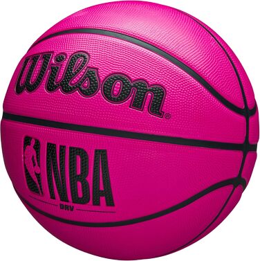 Баскетбольний м'яч Wilson NBA DRV розмір 7 рожевий, для вулиці