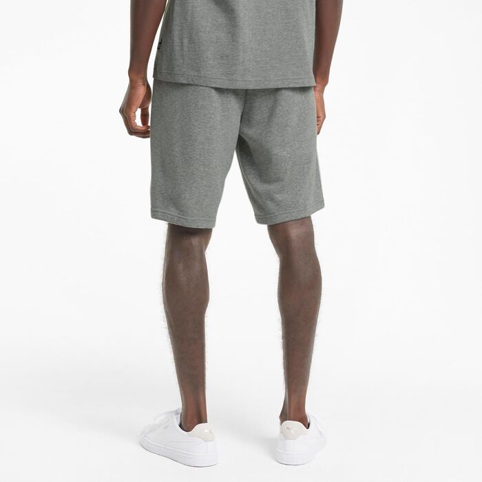 Чоловічі спортивні шорти PUMA Back, сірий меланж (Medium Gray Heather), розмір S