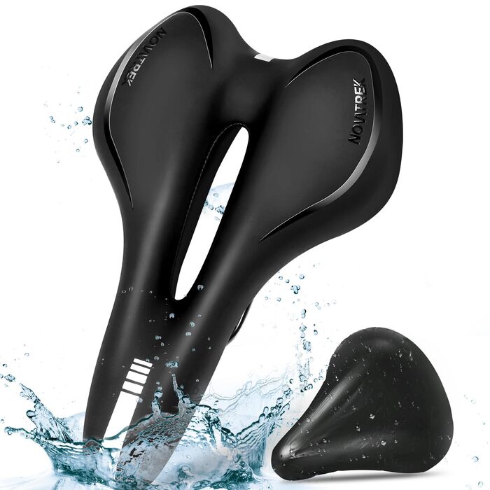 Зручний велосипедний сідло з гелевою подушкою: ергономічний, водонепроникний, амортизуючий, дихаючий для чоловіків та жінок. Підходить для MTB, шосе, city, електровелосипедів