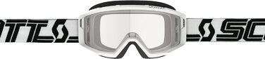 Мотокросові окуляри Scott Primal Clear MX/MTB, білі з прозорою лінзою