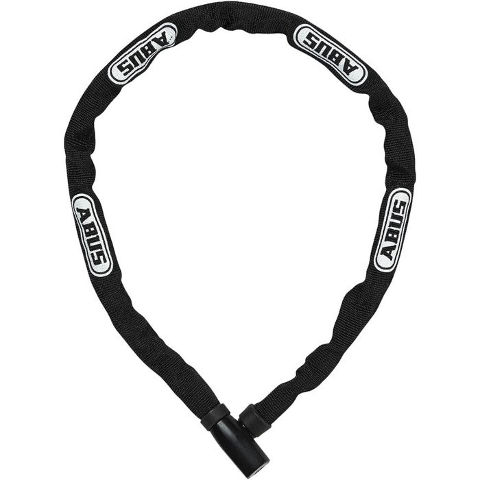 Ланцюговий замок для велосипеда ABUS Steel-O-Chain 4804K зі спеціальної сталі, рівень безпеки 4, чорний, 75 см